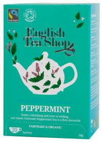 English Tea Organic & Fairtrade Peppermint 30g (20s)