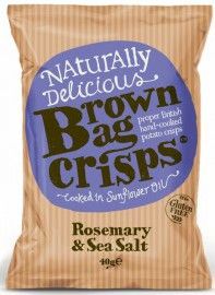 Brown Bag Rosemary & Sea Salt Crisps 40g