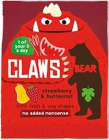 Bear Strawberry & Butternut Claws 18g