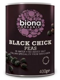 Biona Black Chick Peas Organic 400g