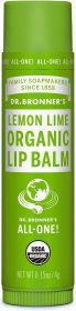Dr Bronner Lemon Lime Organic Lip Balm 4g