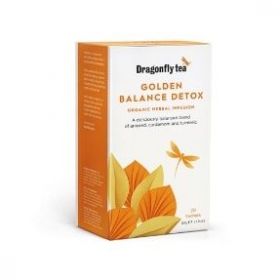 Dragonfly Golden Balance Turmeric Organic Herbal Tea 20's