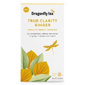 Dragonfly True Clarity Ginger Organic Herbal Tea 20s 40gx1