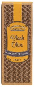 Farmhouse Biscuits Savoury Black Olive 100g
