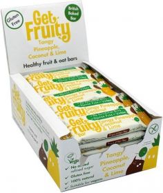 Get Fruity Tangy Pineapple Coconut & Lime Oat Bar 35g