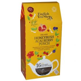 English Tea Shop Organic Honeybush Acai Berry Punch Pyramid Tea Infusers 32g (16's)