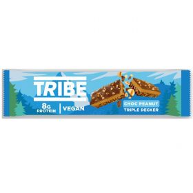 TRIBE Triple Decker Choc Peanut Butter Bar 40g