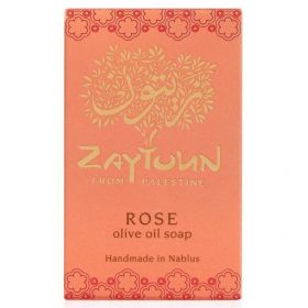 Zaytoun Rose olive oil soap 100g 