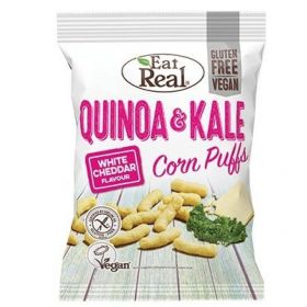 Eat Real White Cheddar Quinoa & Kale Corn Puffs 113g