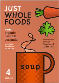 Just Wholefoods ORG Vegan Carrot & Coriander Soup 17g (x1)
