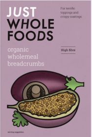 Just Wholefoods ORG Wholemeal Breadcrumbs 175g