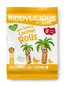 * Kiddylicious Banana Coconut Rolls 54.4g (8's)