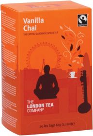 London Tea Company Fair Trade Vanilla Chai Teabags 60g (20s)