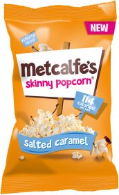 Metcalfe's Skinny Salted Caramel Popcorn 25g