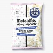 Metcalfe's Skinny Popcorn Cinema Sweet Multipack (6 x 11g)