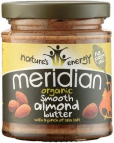 Meridian Organic Smooth Almond Butter with Salt 170g