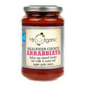 Mr Organic Chilli Arrabiata Pasta Sauce (glass jar) 350g