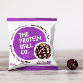 Protein Ball Co. Blueberry Oat Muffin Plant Protein & Vitamin Balls 45g
