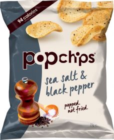 Popchips Sea Salt & Black Pepper 23g