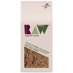 Raw Health Organic Flax and Herb Crackers 90g
