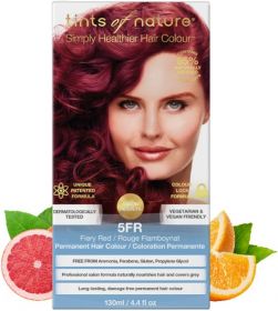 Tints of Nature 5FR Fiery Red Permanent Dye 130ml