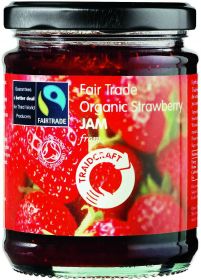 Traidcraft Organic & Fairtrade Strawberry Jam 340g