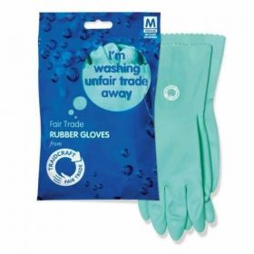 Traidcraft Rubber Gloves Pair (Size M)