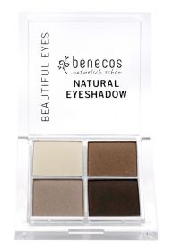 Benecos Natural Quattro Eye Shadow - Coffee & Cream 8g