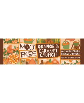 Moo Free Grab and Go Orange Crunch Bars 35g