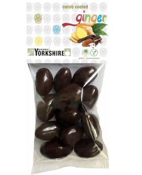 Ridings Carob Coated Ginger 130g x6