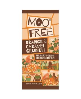Moo Free Large Orange Crunch Bars 80g