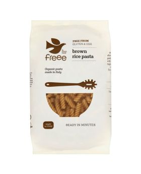 Doves Farm Org GF Brown Rice Fusilli Pasta 500g