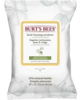 Burts Bees Sensitive Facial Towelettes (30s)