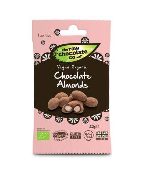Raw Chocolate Almonds Snack Packs 25g