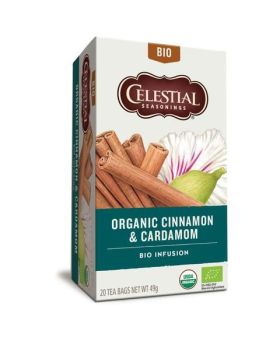 Celestial Seasoning Teas Organic Cinnamon & Cardamom 20g