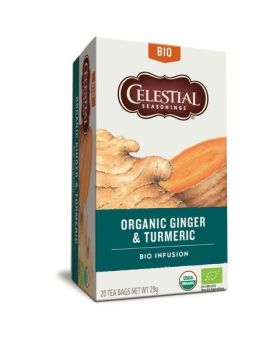 Celestial Seasoning Teas Organic Ginger & Turmeric 20g