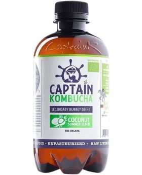 Captain Kombucha Bio-Org Coconut Summer Beach Drink 400mlx1
