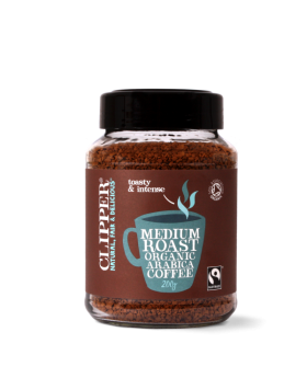 Clipper Tea Med Roast Coffee FT 200g