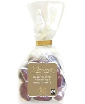 Divine FT Milk Chocolate Brazils 130g