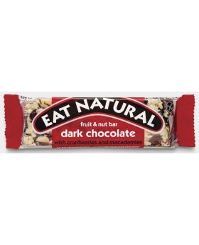 Eat Natural Dark Choc with Cranb & Macadamias 45g - 2107