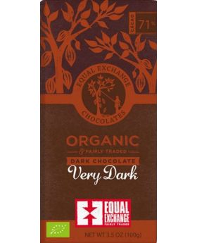 Equal Exchange ORG 71% Very Dark Chocolate 100g
