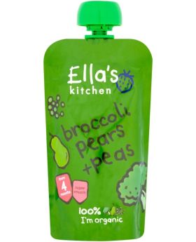 Ella's Kitchen S1 Broccoli Pear and Peas 120g