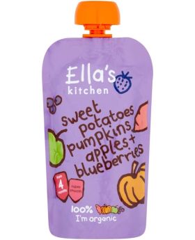Ella's Kitchen S1 Sweet Potato Apple Pumpkin Blueberry 120g