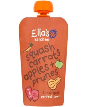 Ella's Kitchen S1 Squash Carrot Apple Prune 120g
