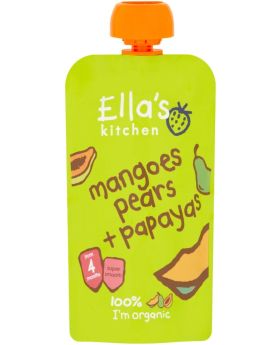 Ella's Kitchen S1 Mangoes Pears Papayas 120g