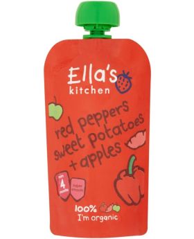 Ella's Kitchen S1 Red Pepper Sweet Potato Apple 120g