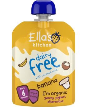 Ella's Kitchen Banana + Coconut Yoghurt (Dairy Free) 90g