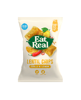Eat Real Chilli & Lemon Lentil Chips 22g