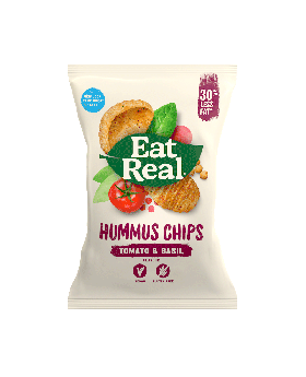 **Eat Real Tomato & Basil Hummus Chips 135g
