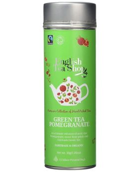** English Tea Organic & Fairtrade Pomegranate Green 30g (15s)